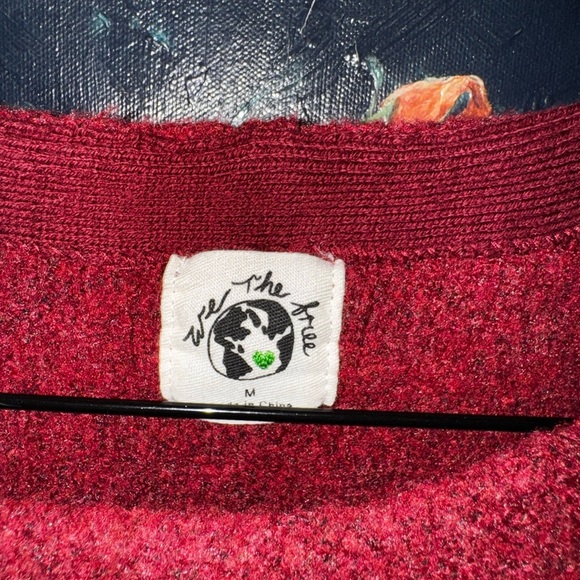 We the Free Care FP Eastwood Tunic in Rhubarb Heather Sweater Size Medium - Picture 4 of 5